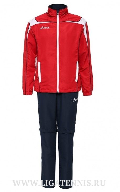 картинка Костюм мужской Asics Suit Gaia Red/Navy T230Z5 от магазина Высшая Лига