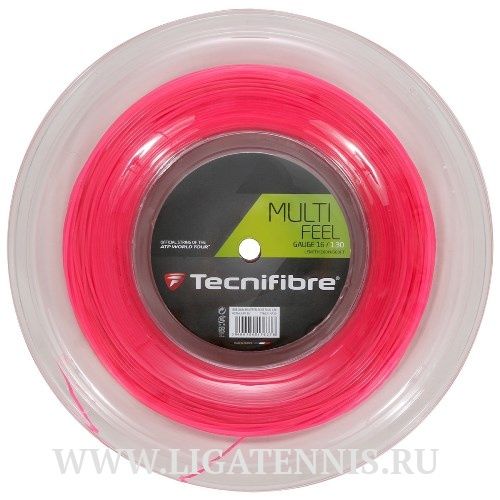 картинка Теннисная струна Tecnifibre Multi Feel Red Бобина 200 метров от магазина Высшая Лига