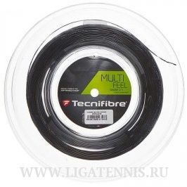 картинка Теннисная струна Tecnifibre Multi Feel Black Бобина 200 метров от магазина Высшая Лига