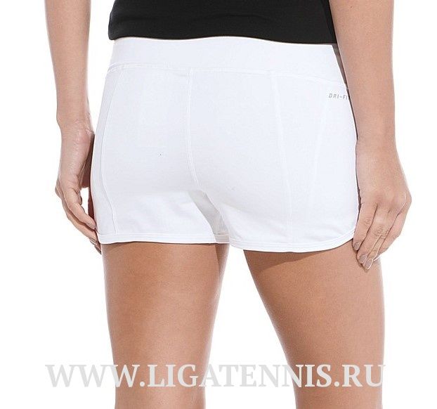 картинка Шорты женские Nike Womens Femme белые 646175 от магазина Высшая Лига