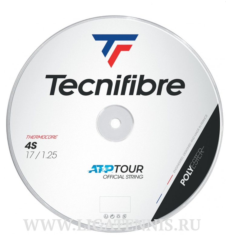 картинка Теннисная струна Tecnifibre Black Code 4S Бобина 200 метров от магазина Высшая Лига